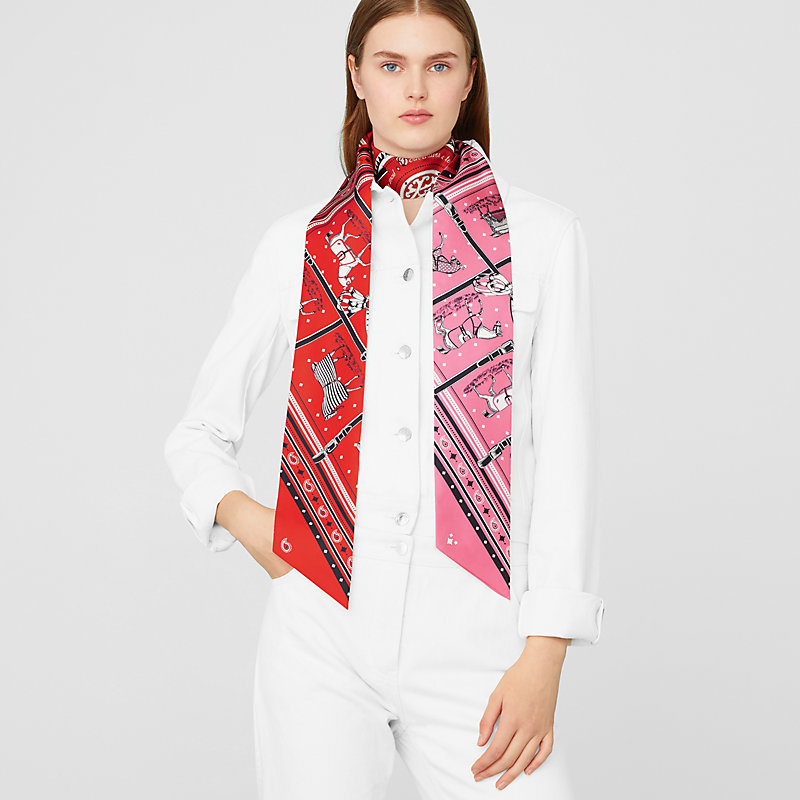 Hermes 2024 bandana twilly